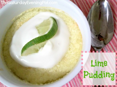 Lime Pudding with coconut flour