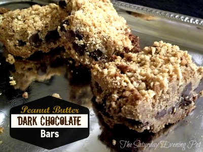 Peanut Butter and Dark Chocolate Bars Recipe