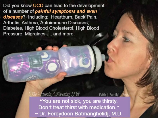 You are not sick, you are thirsty!