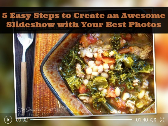 easy steps to create a slideshow with photos