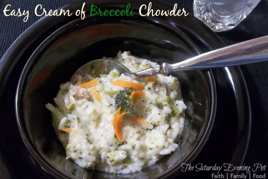 Easy Cream of Broccoli Chowder Recipe